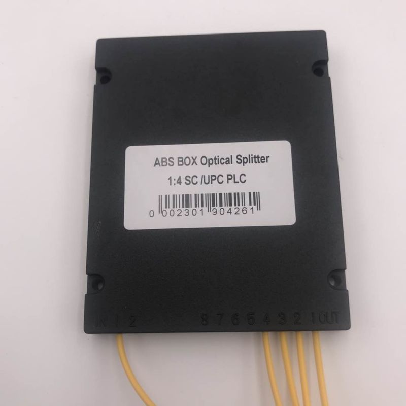 연결기와 에폰 GPON 광섬유 PLC 분배기 1 * 4 저삽입 손실
