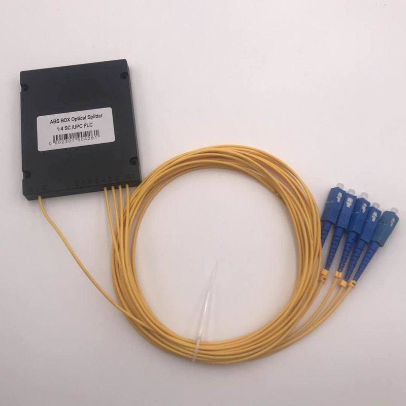 연결기와 에폰 GPON 광섬유 PLC 분배기 1 * 4 저삽입 손실