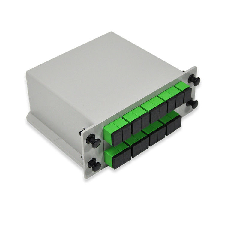 소형 SC APC LGX PLC 분배기 삽입 카세트 타입 DIN 1X16-plc