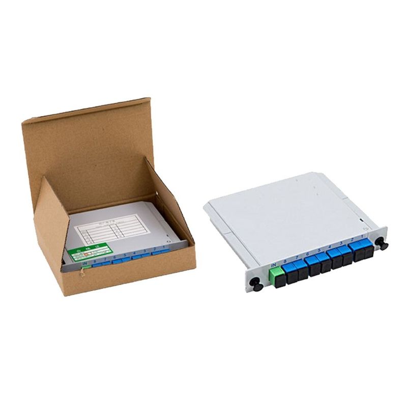 1m SC / APC 광섬유 PLC 분배기 카세트 1*8 종류 DIN 1X8-plc