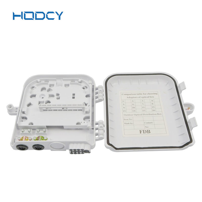 PLC 분배기를 탑재하는 FTTH 8 공항 광섬유 배전상자 1시 8분 야외 벽