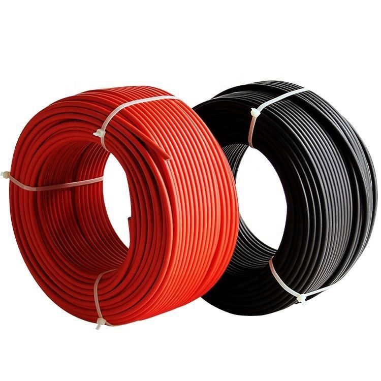 1.5mm2 PV 태양 케이블 듀얼 코어 2000 AWG 내염성 주석 도금 구리 관리인