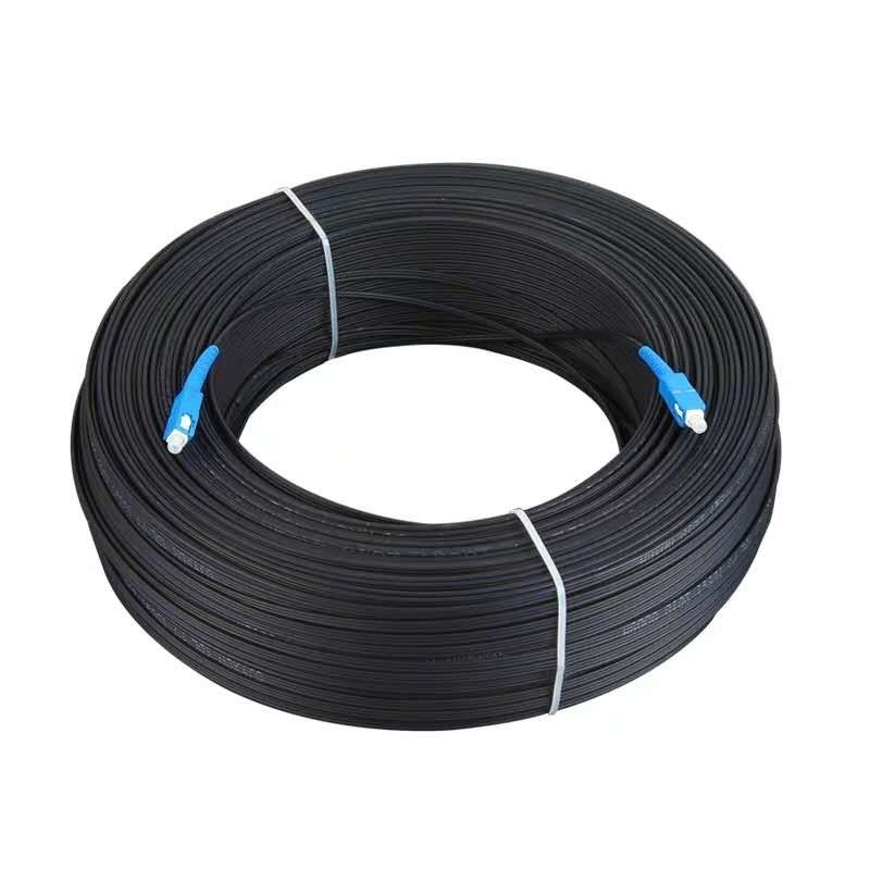FTTH 광가입자망 케이블, 8.5 킬로그램 / 킬로미터 1F-4F SC 광섬유 케이블