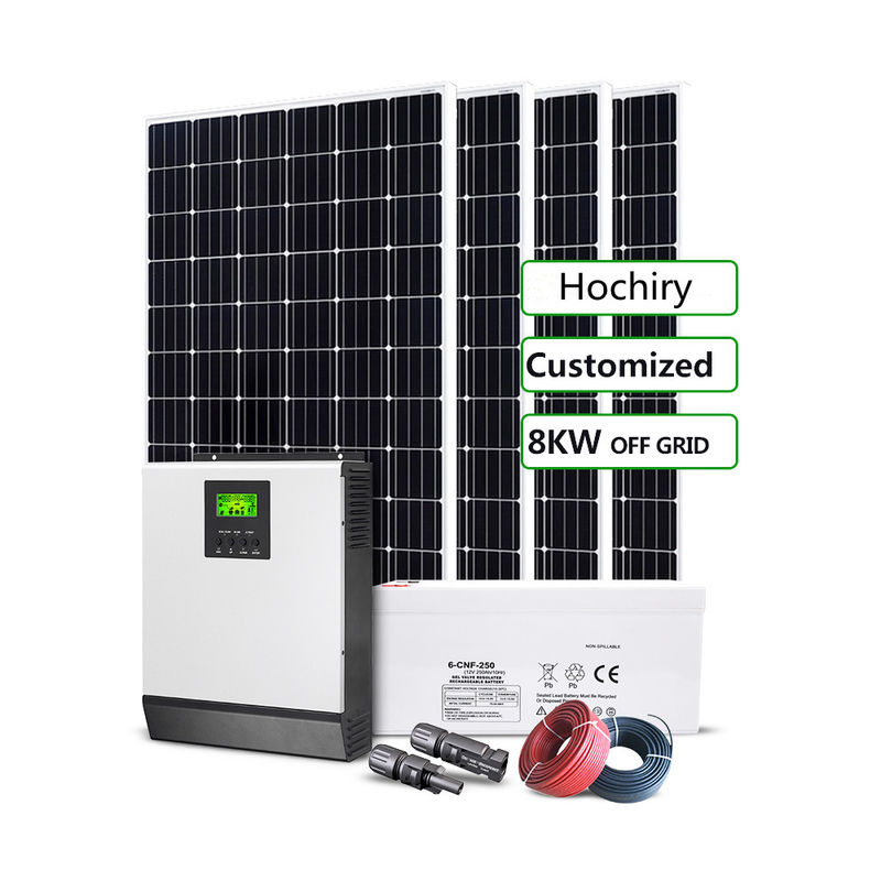 떨어져서 템퍼드 글라스와 10kW 태양 에너지 시스템 에너지 저장 태양 PV 패널을 그리드를 설치하세요