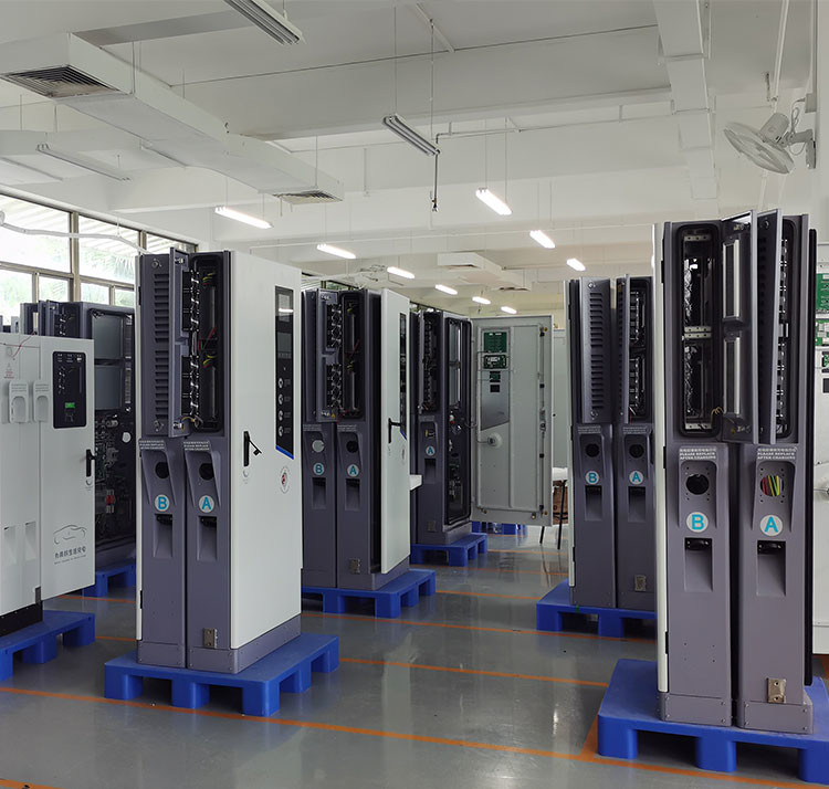 IP55 지면 대 EV 차 충전소 DC 빠른 충전소 고능률