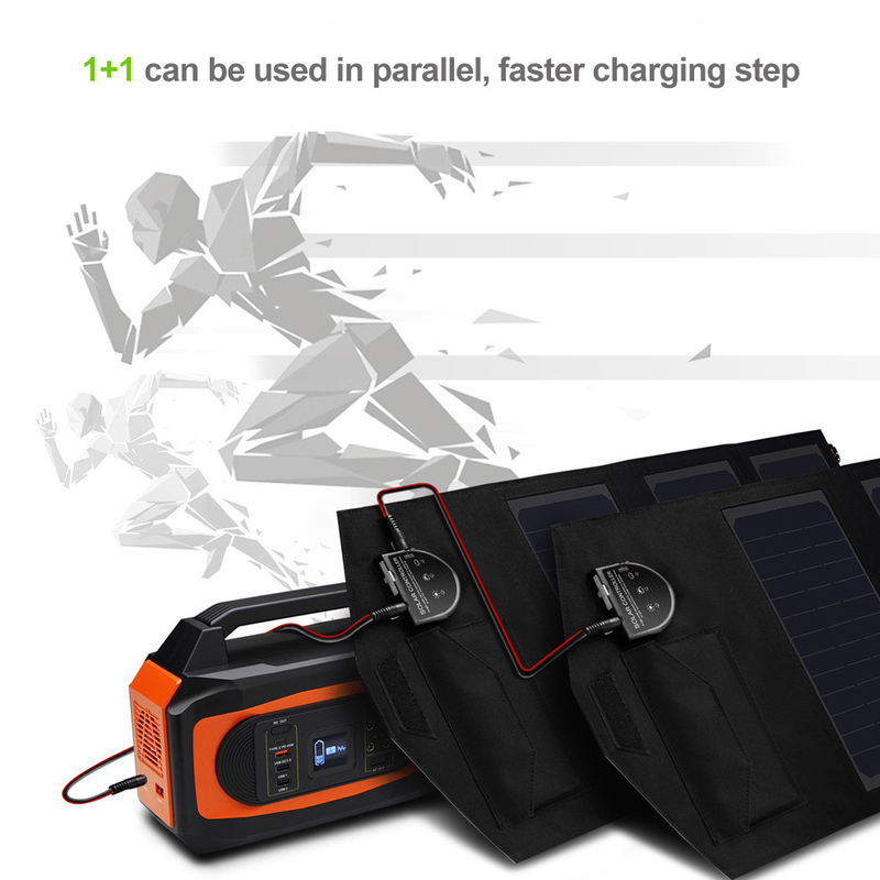 70W 태양 에너지 시스템 폴드형 태양 전지판 충전기 5V USB 병렬 포트 적합한 노트북